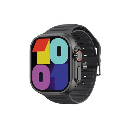 Xo M10 Ultra Screen Ninth Generation Wireless Charging Intelligent Sports Call Watch Sport Edition Black
