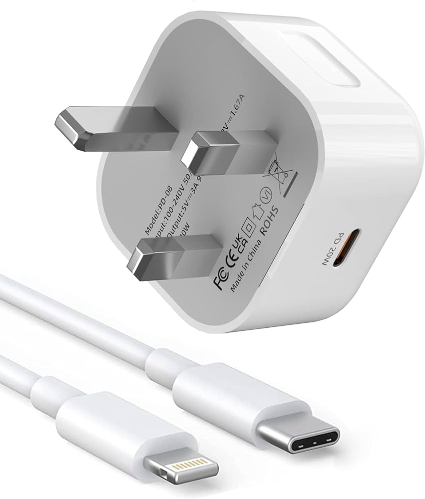 Xo Ce15 (Uk) Pd20W Usb-C Fast Charging Charger With Type-C Cable (Materials Are Ce Certified) (white)