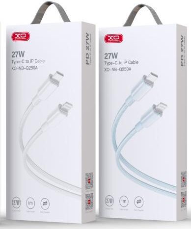 Xo Nb-Q250A Pd Usb-C - Lightning 1,0M 27W - Cable