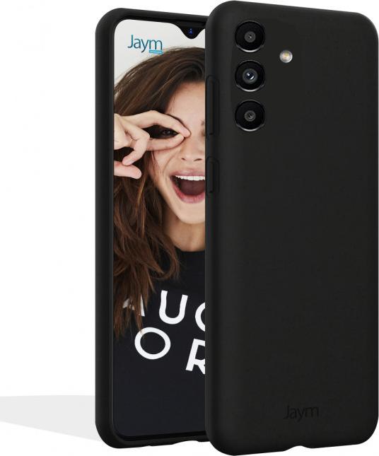 Case For Samsung Galaxy A73 5G Premium Silicone Microfiber Jaym Black