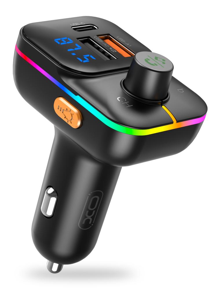Xo Bcc09 Smart Bluetooth Mp3 With Tf Card Slot +Pd 25W Car Charger With Ambient Light