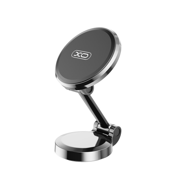 Xo C133 Metal Magnetic Suction 360 ° Rotating Bracket (Equipped With One Square And One Round Iron Plate) - for car use