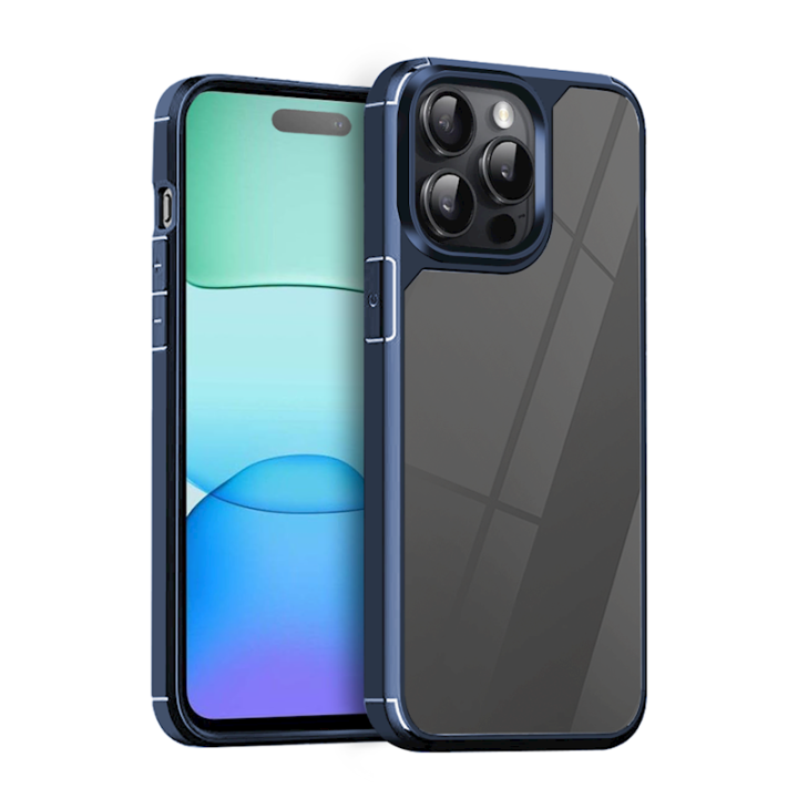 Color Shock Case For Iphone 15 Pro Max 6,7" Blue