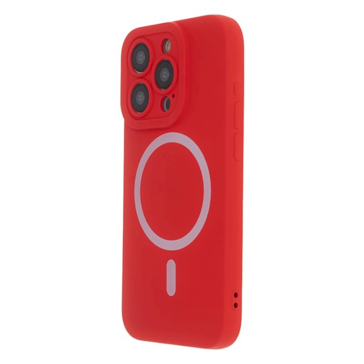 Silicon Soft Mag Case For Iphone 15 Pro Max 6,7" Red