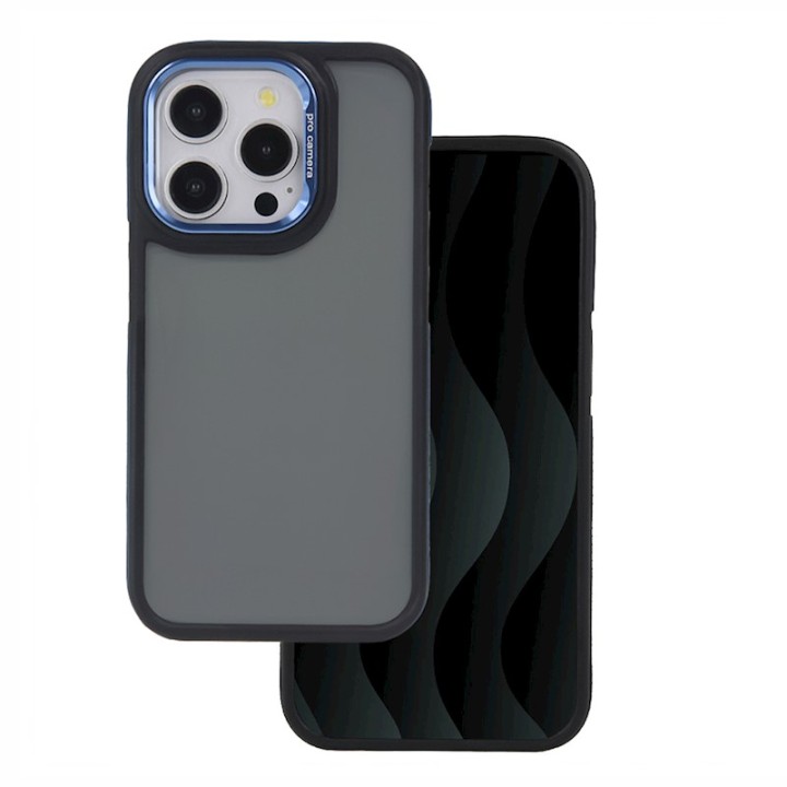 Crystal Black Case For Iphone 16 Pro Max 6,9" Blue