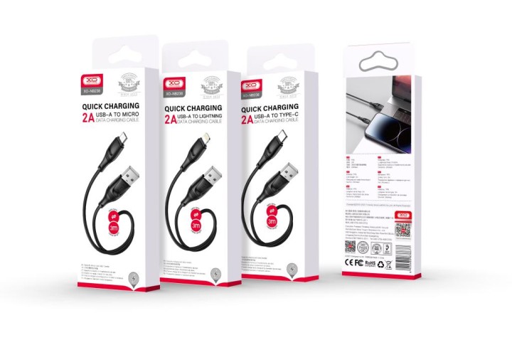 Xo Nb238 Zeus Series Liquid Silicone High Elastic Lightning L=3M - Cable