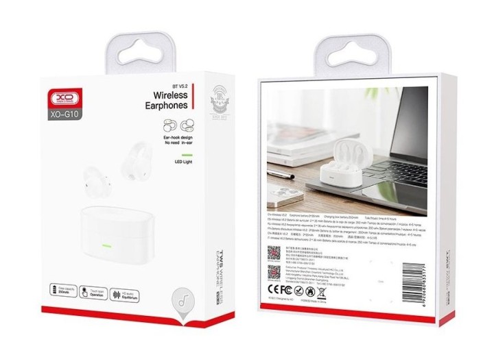 Xo G10 Wireless Speaker White Bluetooth Earphones