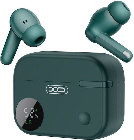 Xo G34 Star Pole Dual-Mic Anc+Enc Noise Canceling Wireless Earphones Green Bluetooth