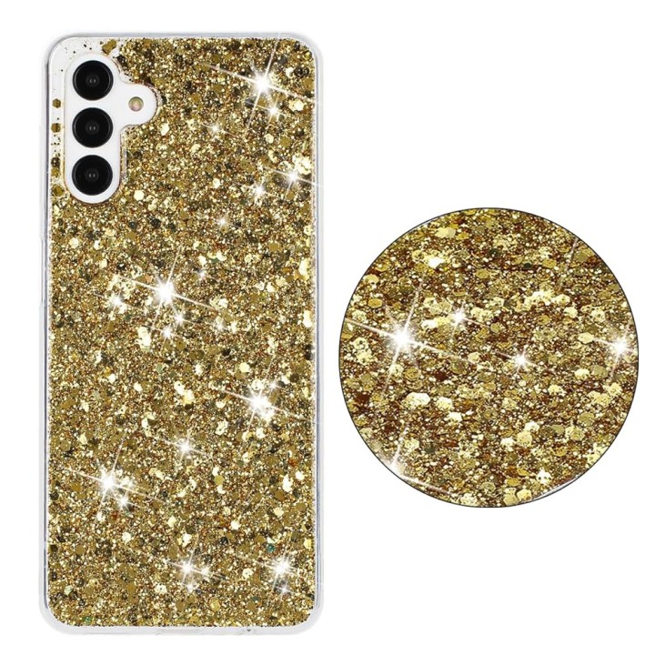 Glitter Case For Samsung A16 4G Gold