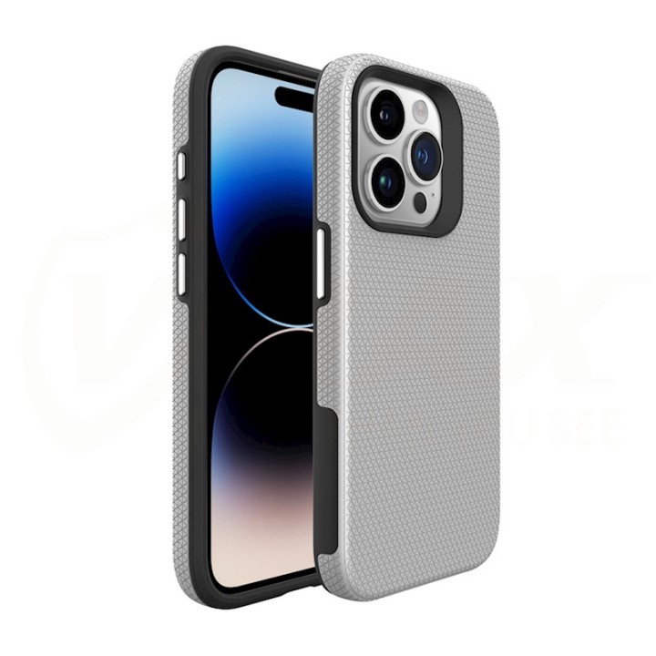 Triangle Case For Samsung A05S Silver