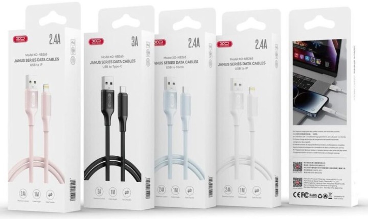 Xo Nb265 Janus Series Data Cable Pink 3A Pink