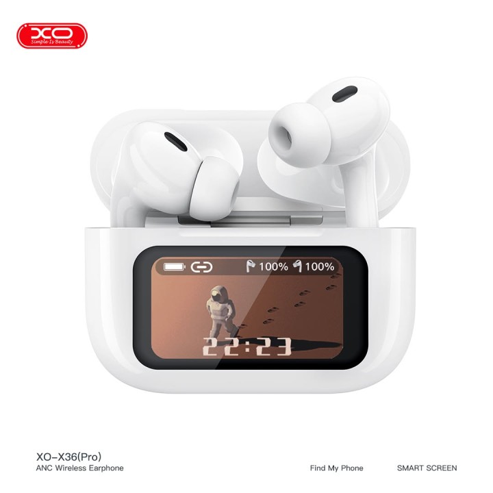 Xo X36 Pro Smart Screen Anc Active Noise Cancellation Tws Bluetooth Headset