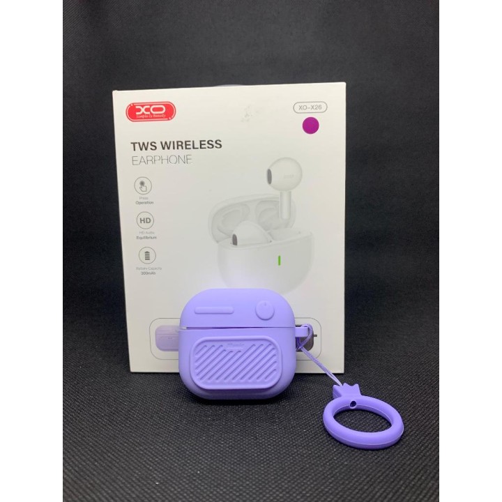 Xo X26 Wireless Earphone Purple Bluetooth Earphones