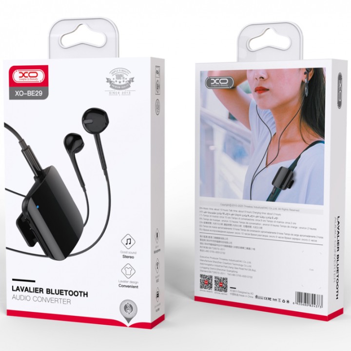 Xo Be29 Lavalier Bluetooth Audio Converter - wired earphones