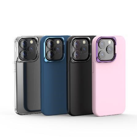 Xo K26 Iphone15 Pro 6.1 "Metal Lens Ring Hidden Stand Tpu Phone Case