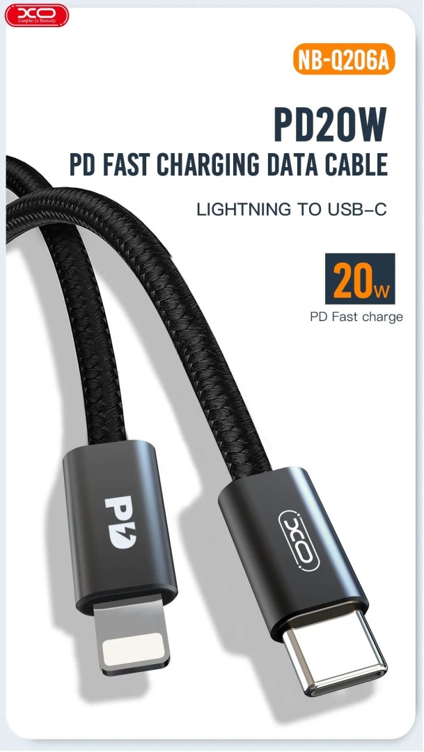 Xo Nb-Q206A Lightning To Type-C 20W - Cable