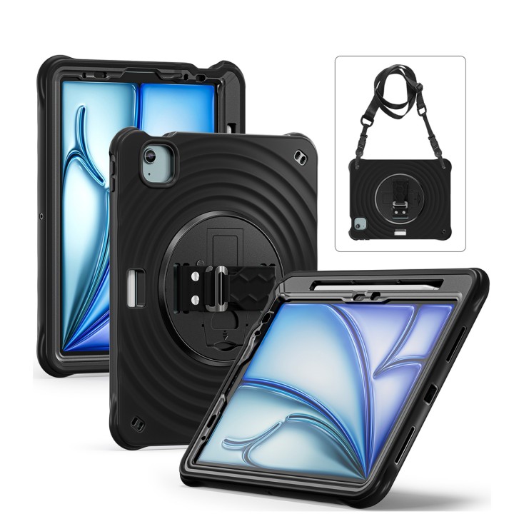 Rixus Anti Shock Case With 360 Degree Kickstand For Ipad 7 8 9 10.2