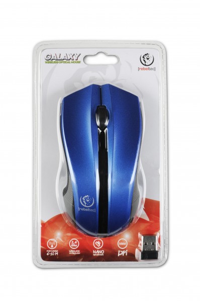Galaxy Wireless Optical Mouse (blue)