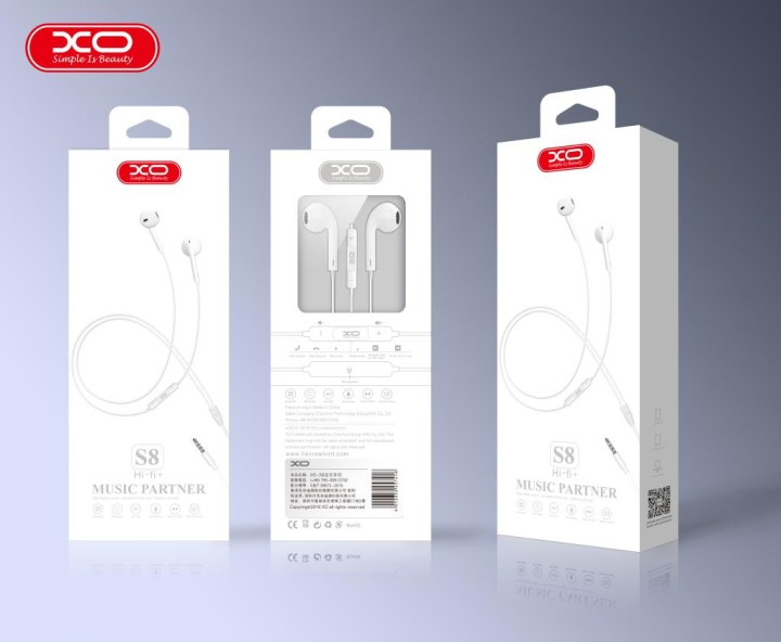 Xo S8 Copy Original Earphone White