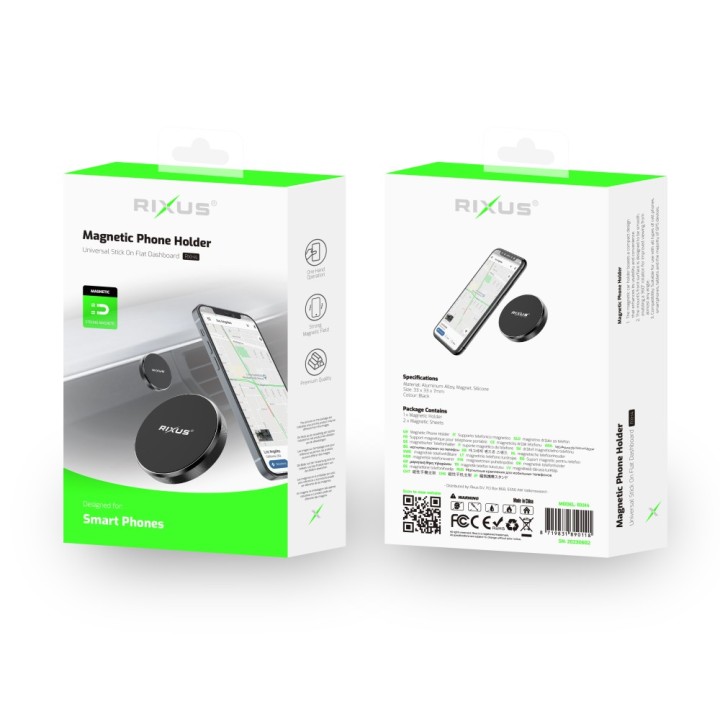 Rixus Magnetic Phone Holder For Car