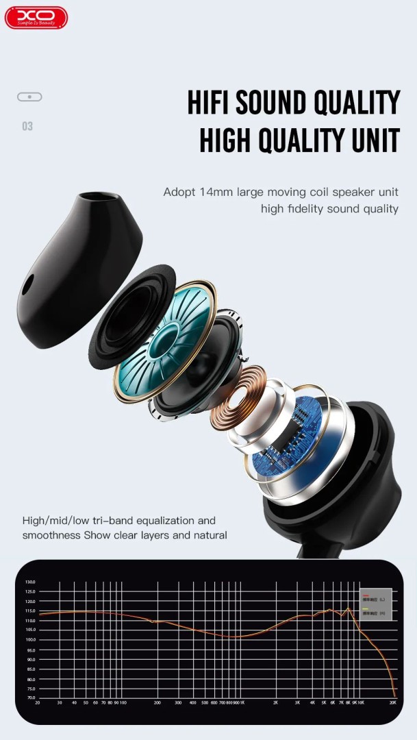 Xo Ep52 Music Earphones