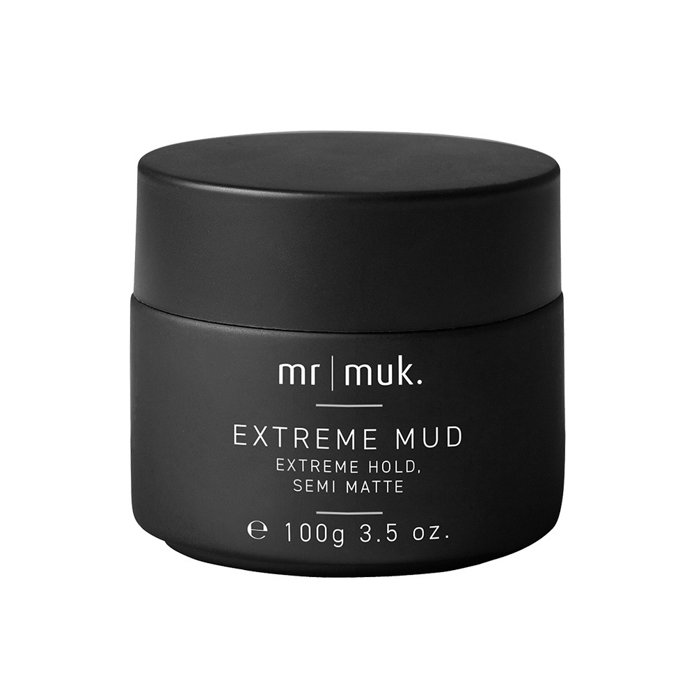 MR MUK Extreme Hold Semi Matte Mud 100g - Extreme Hold Styling Mud with Semi Matte Finish