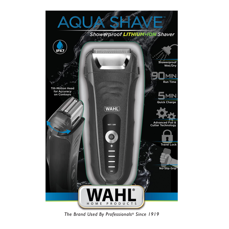 Wahl Professional Aqua Shave Foil Electric Shaver Face Rechargeable