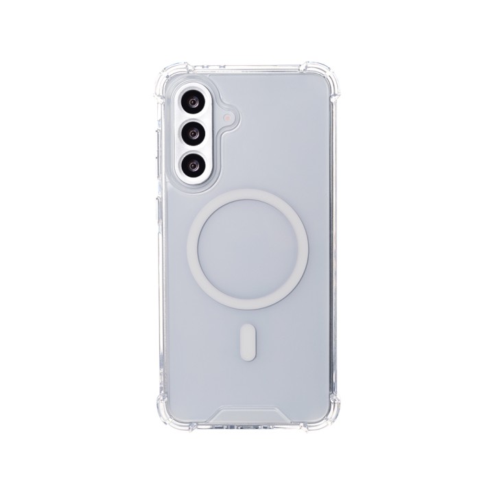 Rixus Anti-Burst Case With Magsafe For Samsung Galaxy A56 A566B Transparent