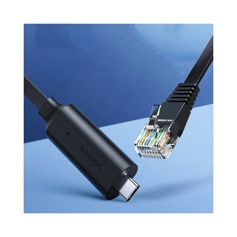 Xo Ugreen Usb-C To Rj45 Ethernet Cable 1.5M Black