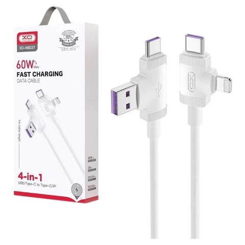 Xo Nb237 4-In-1 Multi-Function Data Cable L=1M