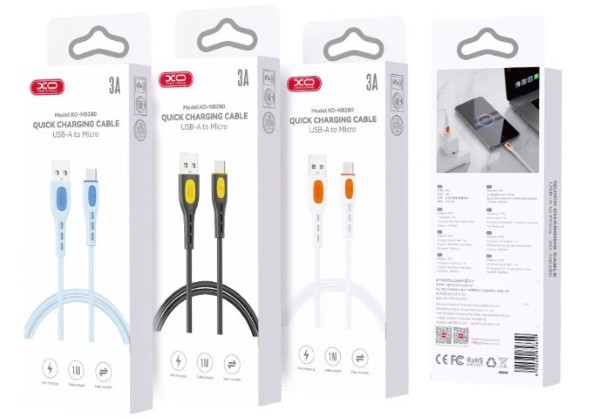 Xo Nb280 Quick Charging Cable Usb-A To Micro