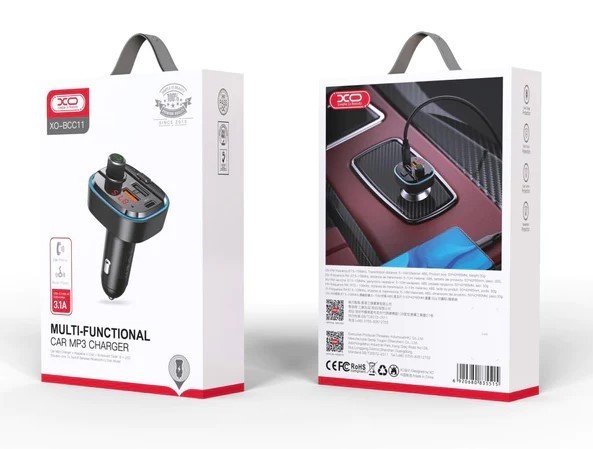 Xo Bcc11 Smart Bluetooth Mp3 +5V3.1A Car Charging With Ambient Light