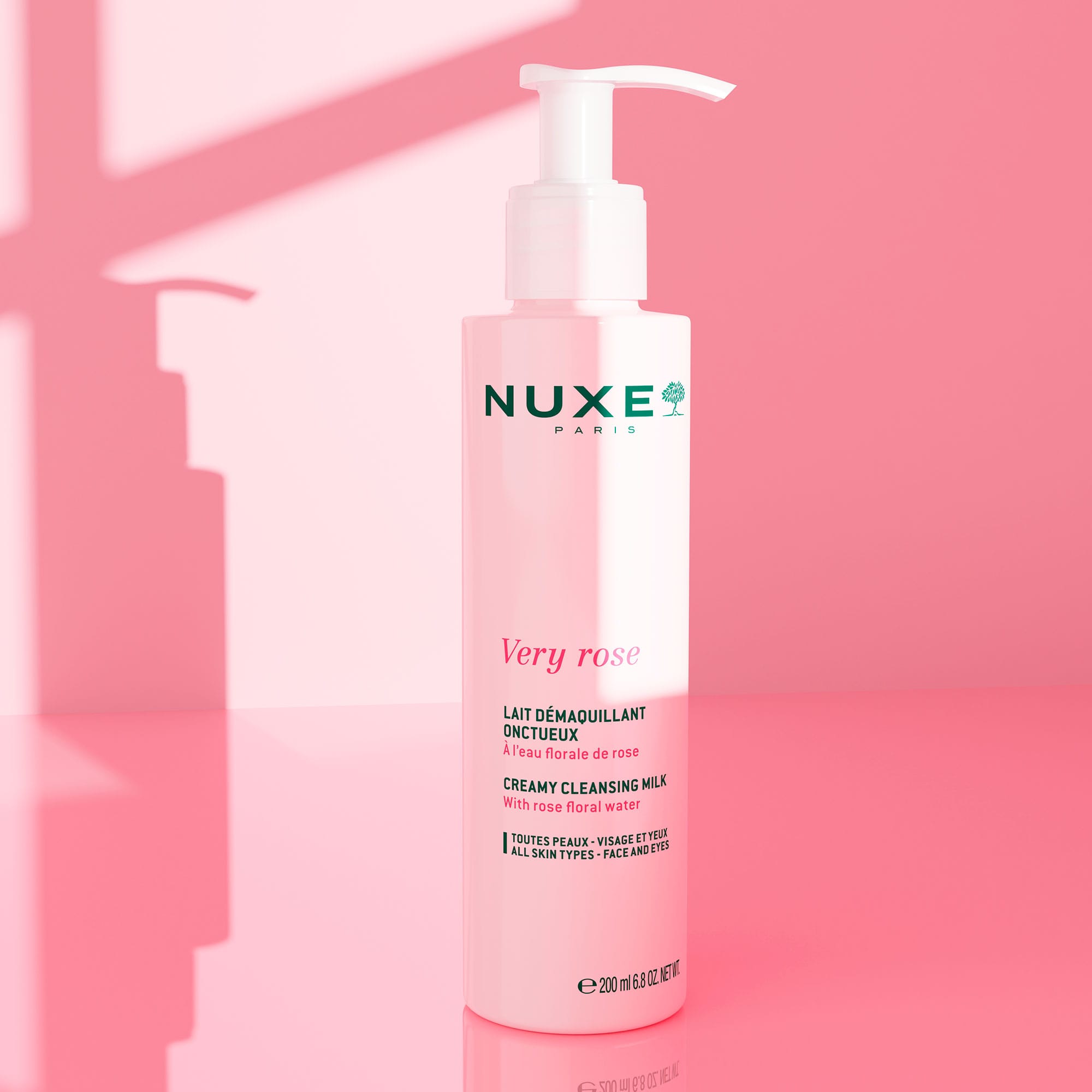 Nuxe Very Rose Milk, Makeup Remover, 200ml