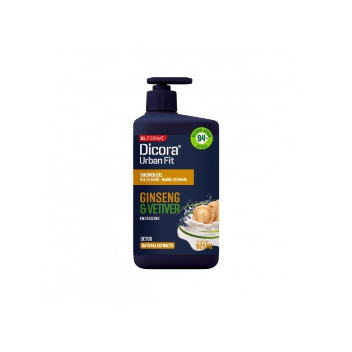 Dicora Ginseng And Vetiner, Shower Gel, 825ml