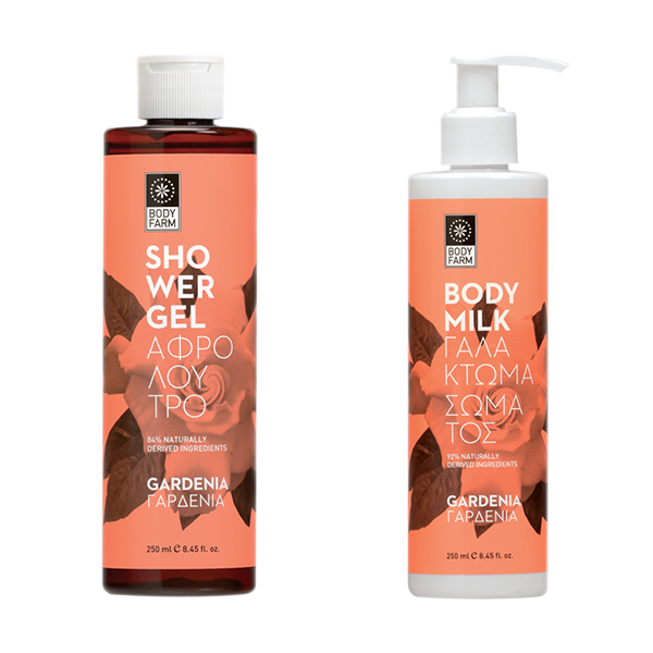 Body Farm Gardenia Showergel 250Ml & Body Lotion 250Ml