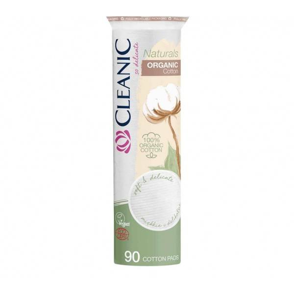 Cleanic Round Cotton Pads, Pads, 90