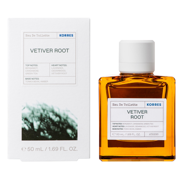 Korres Vetiver Root Eau de Toilette Men's Perfume, 50ml