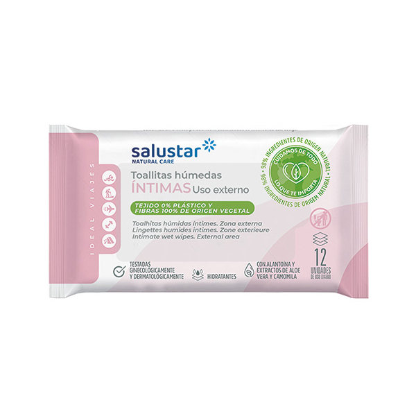 Salustar Antiseptic, Intimate Wipes, 20pcs
