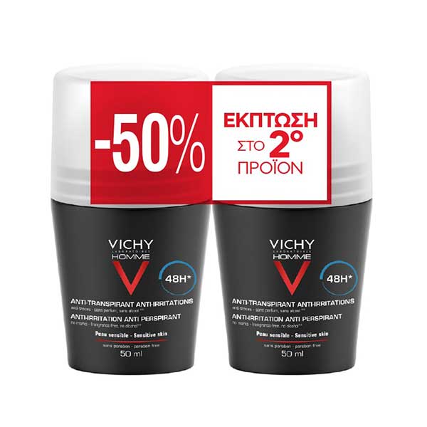 vichy deodorant bill  men 48hrs