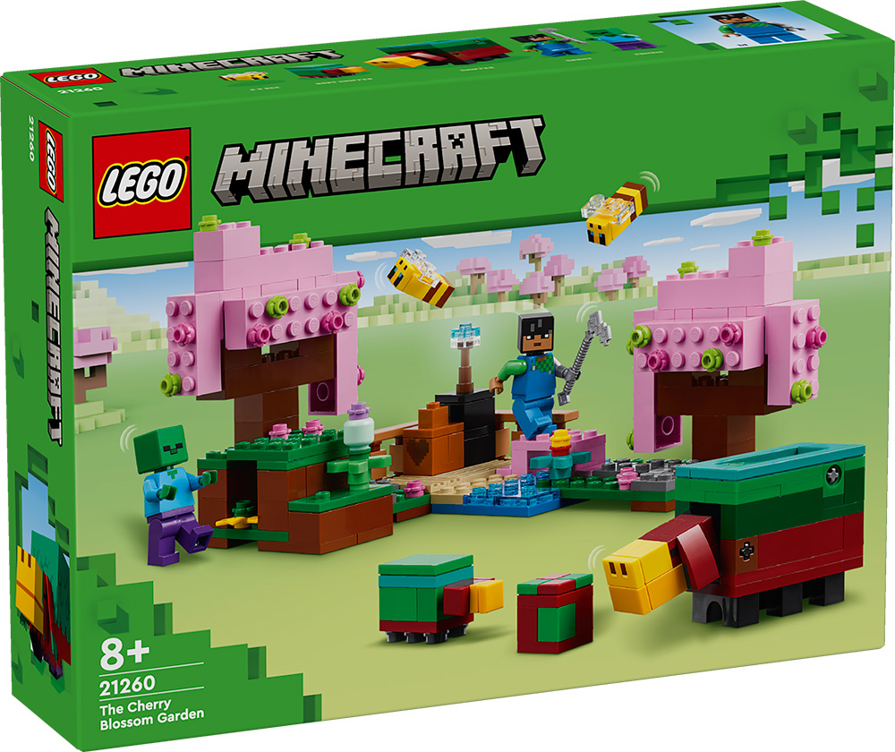 LEGO® Minecraft: The Cherry Blossom Garden