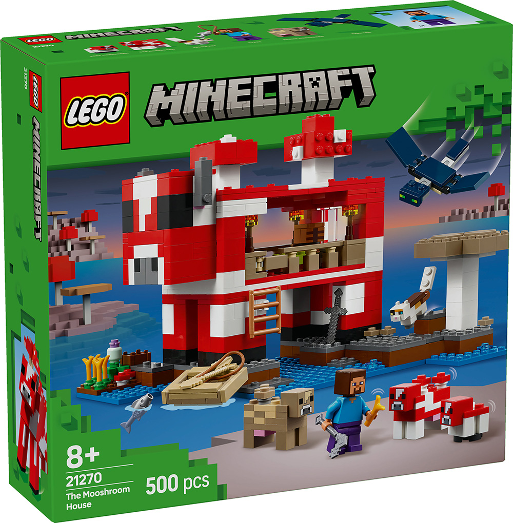LEGO® Minecraft: The Mooshroom House