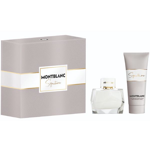 Montblanc Signature Set Eau de Parfum 50ml + Body Lotion 100ml – woman's perfume spray, gift set