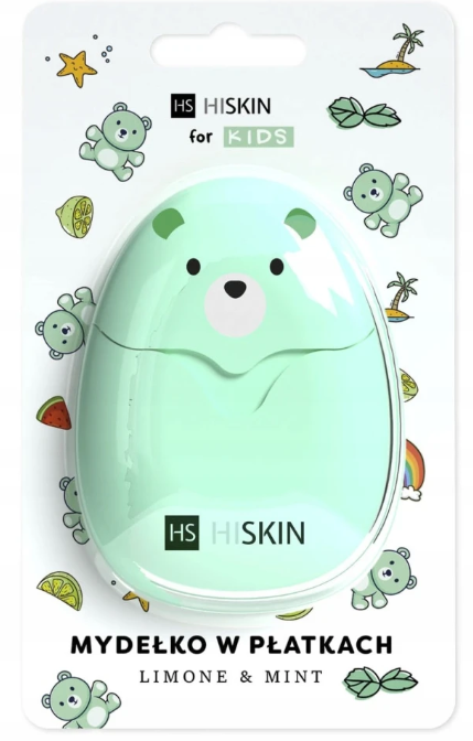 Hs Hiskin Kids Flake Soap Mint 50pcs