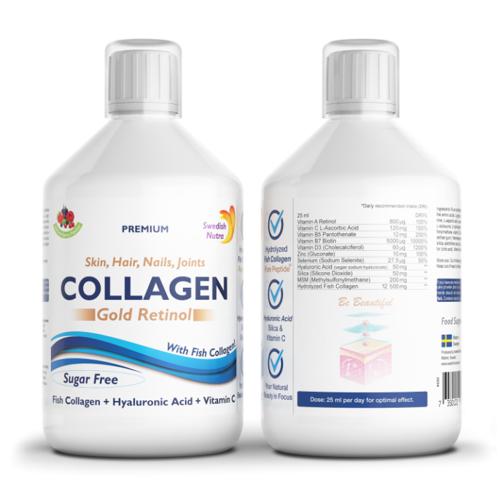 SWEDISH NUTRA COLLAGEN GOLD RETINOL 500ml