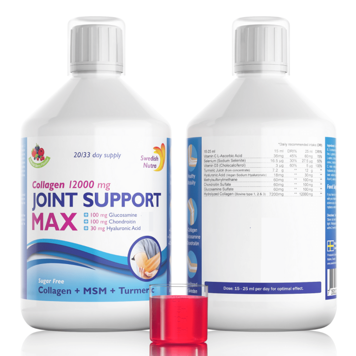Swedish Nutra Joint Support MAX | Collagen 12000 mg [500 ml]