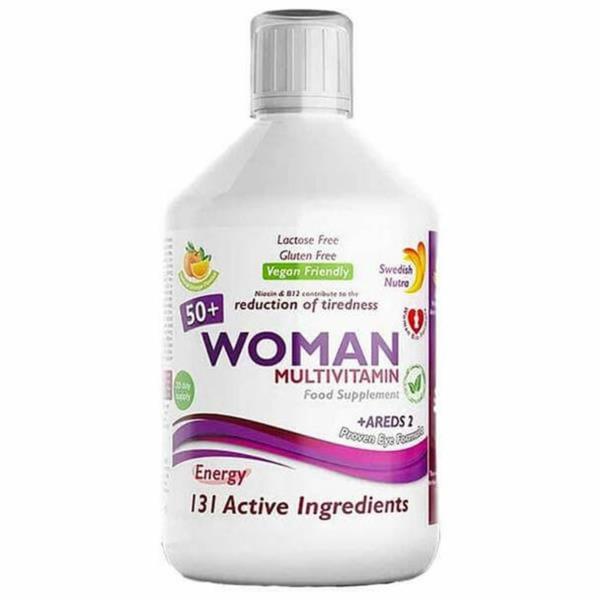 SWEDISH NUTRA WOMAN 50+ MULTIVITAMINS 500ML