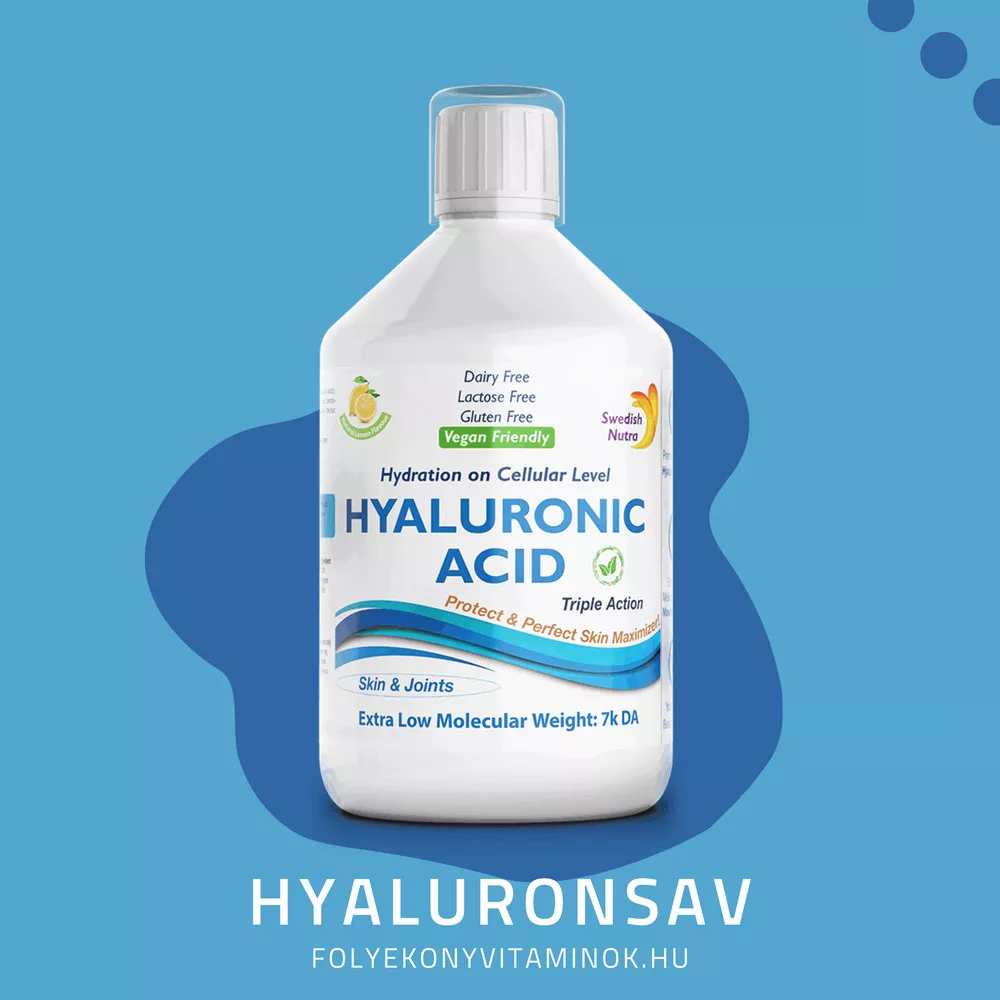Swedish Nutra Hyaluronic Acid - vegan: gluten-lactose-free 500 ml