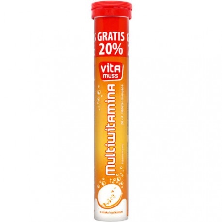 Activemuss multivitamins, tropical fruit flavored (24 tablets)