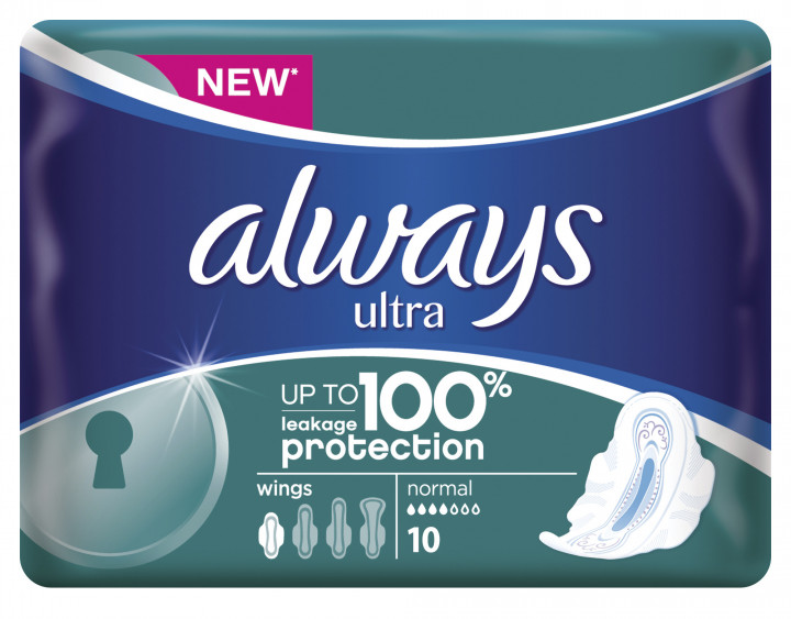 Always Ultra Normal Plus Sanitary Pads x10