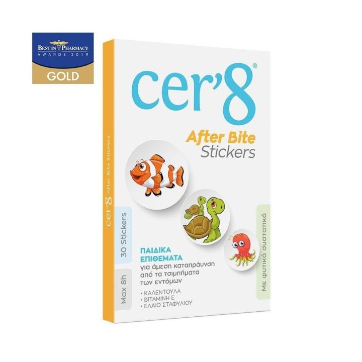 Cer 8 After Bite Kids 30 Stickers